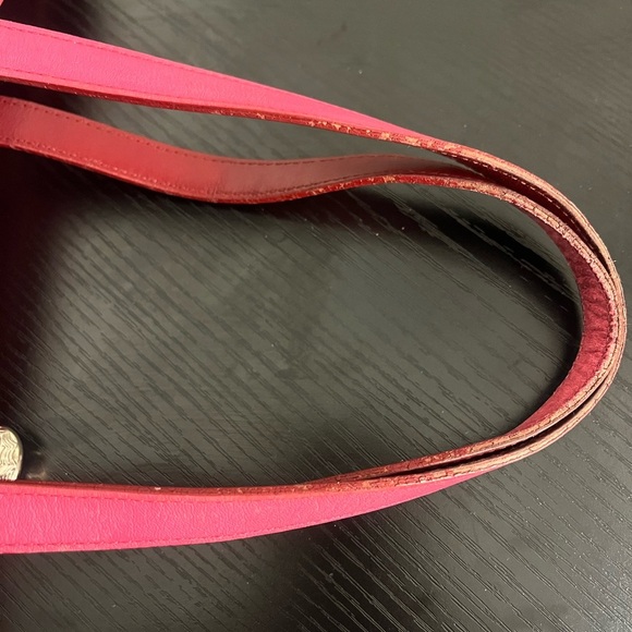 💖 Y2K (2005) Coach Fuchsia Leather Tote Bag - Picture 5 of 14